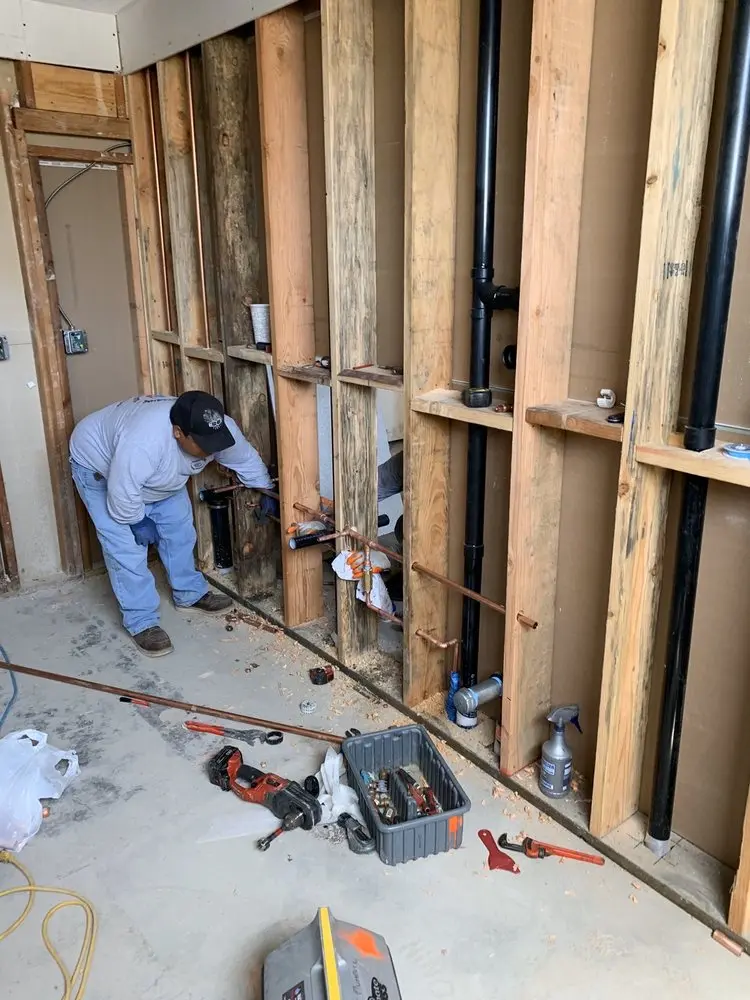 Commercial rough-in plumbing for Water Heater Replacement in Cape May Landing